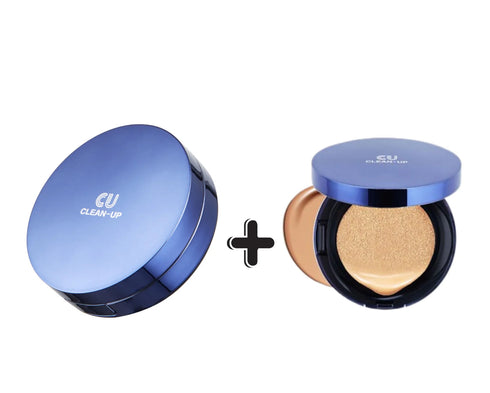 CUSKIN INOVATYVUS CUSHION MAKIAŽO PAGRINDAS SU KEIČIAMU UŽPILDU SPF50+ PA+++, 15G + 15G. NR. 21